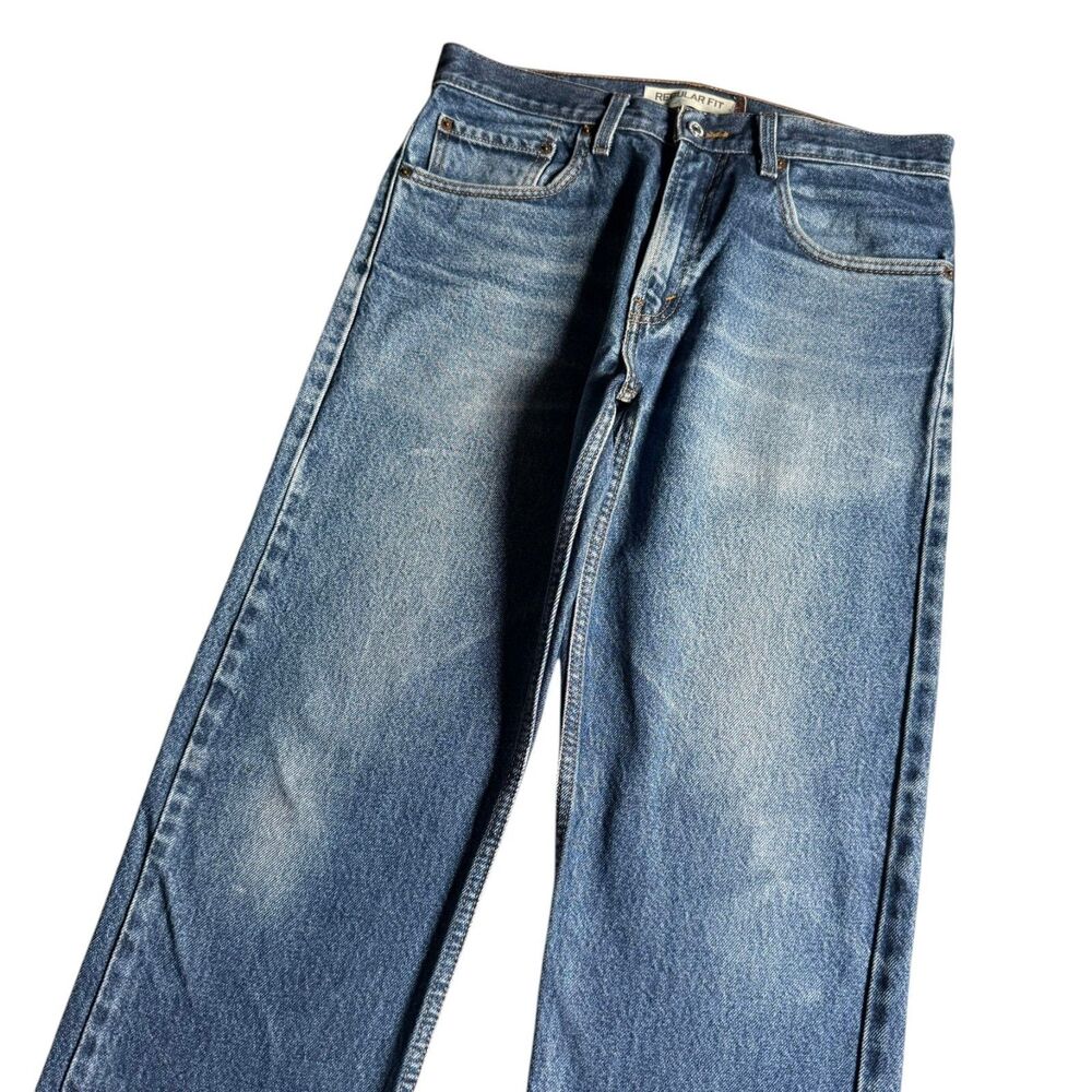Vintage Y2K Levi’s 505 Jeans Men’s 32x32 Blue Regular Fit Natural Whiskering